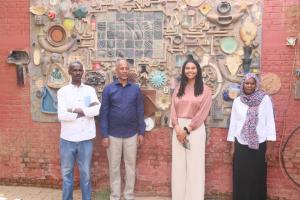 The Acting Public Affairs Officer at U.S. Embassy Visits the College of Fine and Applied Arts