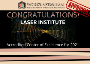 Accreditation of the Laser Institute as a Center of Excellence for 2021 by the Ministry of Higher Education and Scientific Research